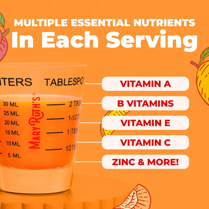 Liquid Morning Multivitamin + Hair Growth（Peach Mango）