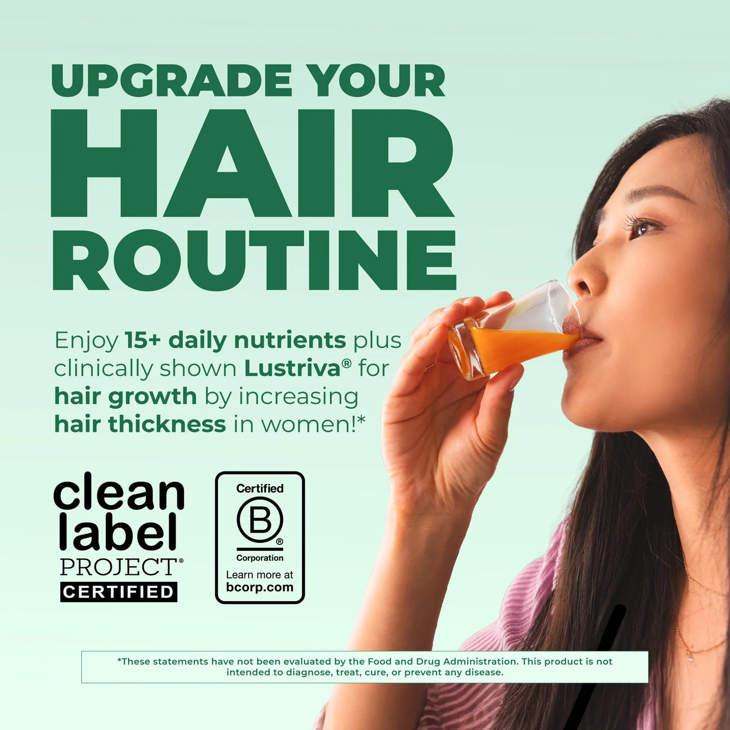 Liquid Morning Multivitamin + Hair Growth（Dragon Fruit Melon）