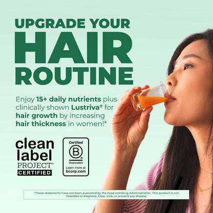 Liquid Morning Multivitamin + Hair Growth（Dragon Fruit Melon）