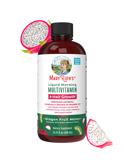 Liquid Morning Multivitamin + Hair Growth（Dragon Fruit Melon）