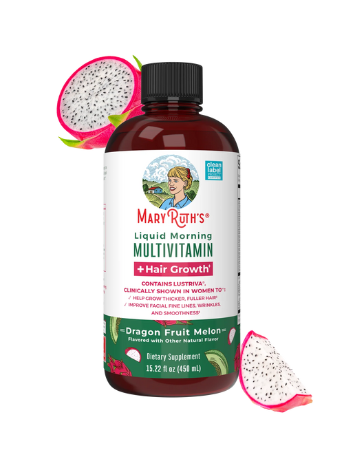 Liquid Morning Multivitamin + Hair Growth（Dragon Fruit Melon）