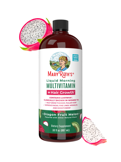 Liquid Morning Multivitamin + Hair Growth（Dragon Fruit Melon）